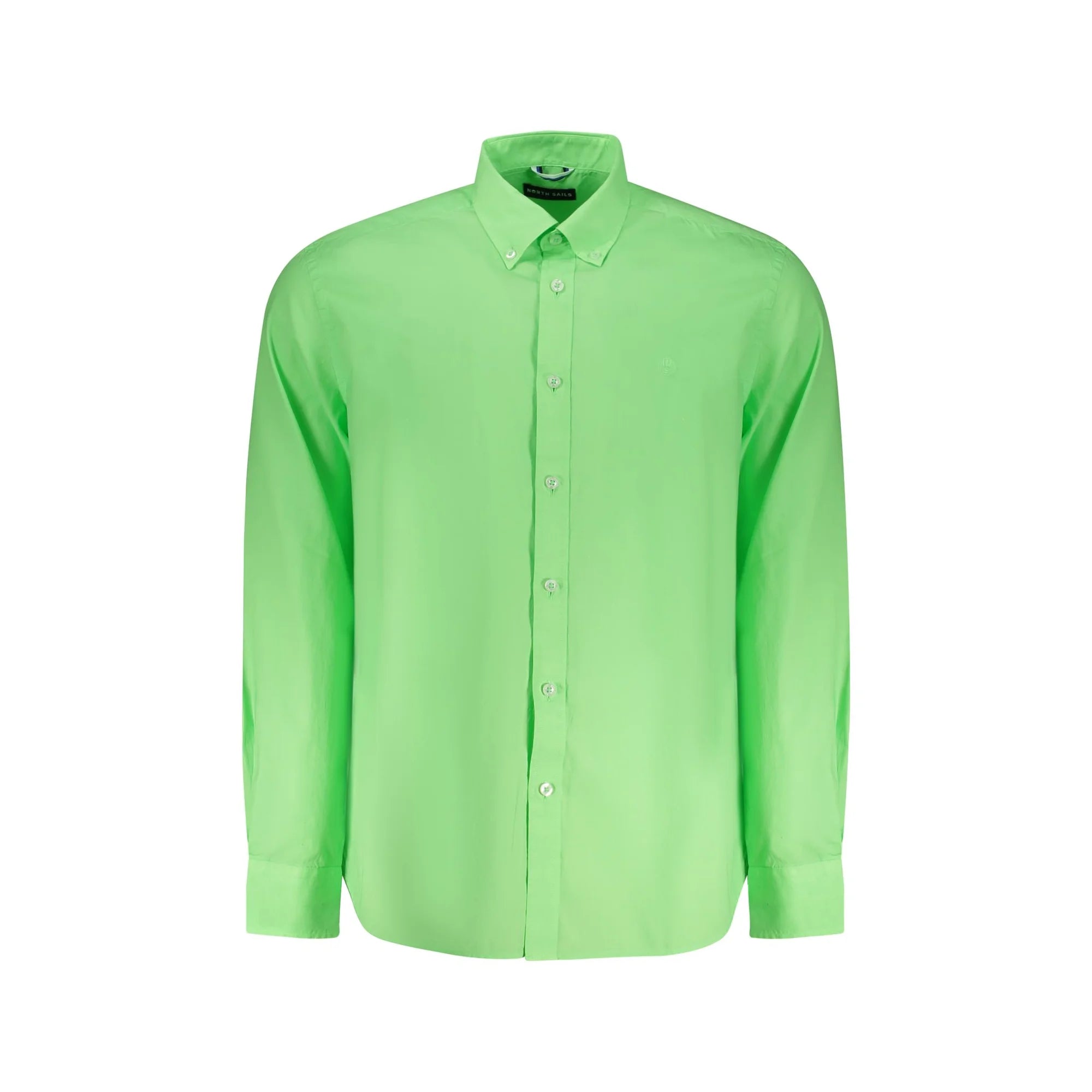 North Sails Camicia Maniche Lunghe Uomo Verde Ricamo Camicie - foto prodotto